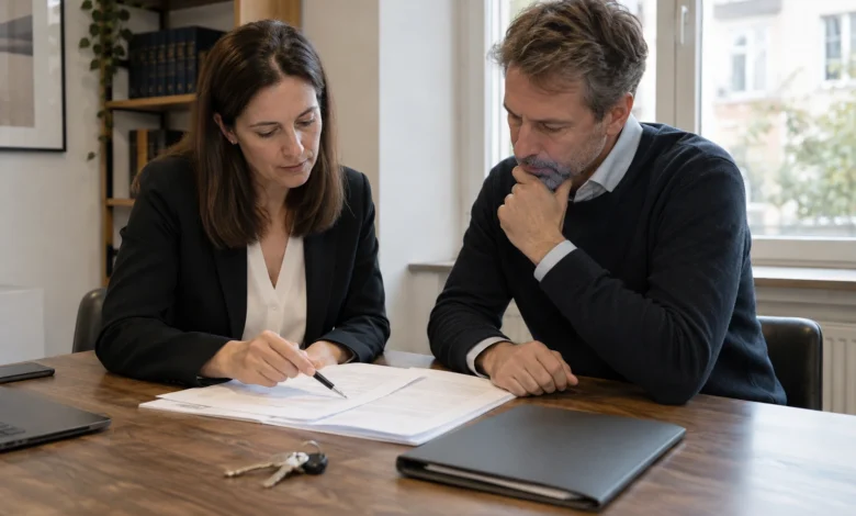 Prüfung und Besprechung von Unterlagen zu Grundschuldabtretung