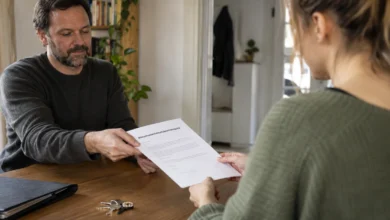 Prüfung und Besprechung von Unterlagen zu Mietschuldenfreiheitsbescheinigung