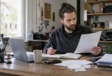 Prüfung und Besprechung von Unterlagen zu Schuldenmanagement für Selbständige: Strategien für eine stabile finanzielle Basis